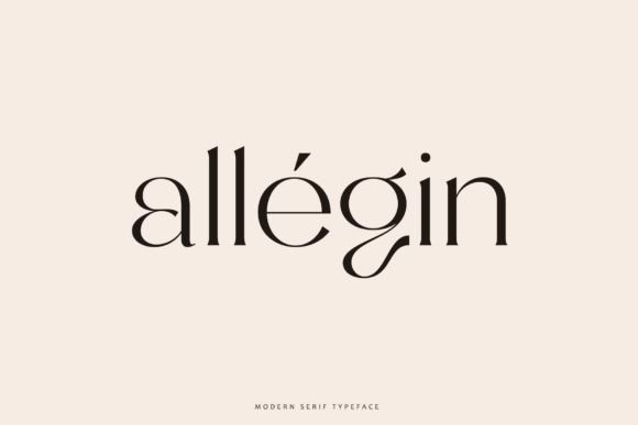 Allegin: A Serif Font That Elevates Real Small Business Branding