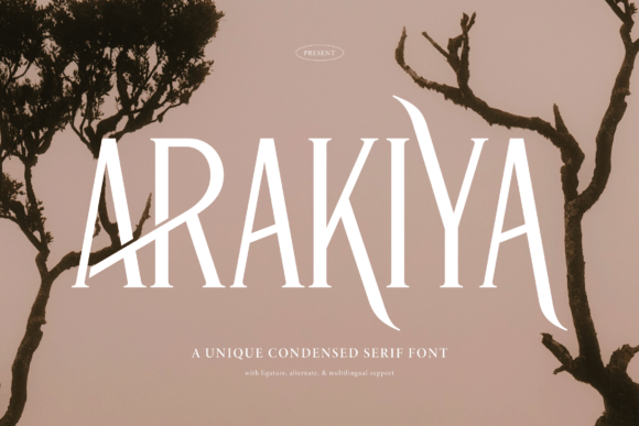 Arakiya: A Bold Serif Font for Campaign Headlines That Cut Through the Feed