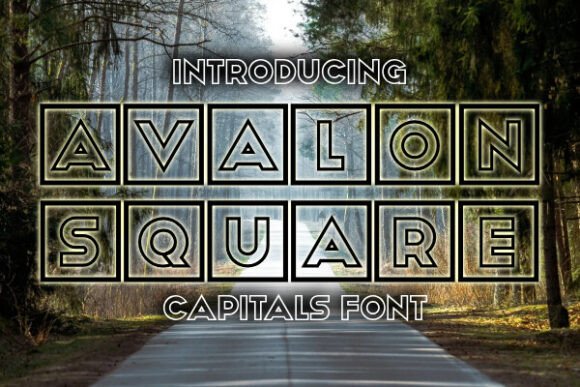 Avalon Square: A Bold Display Font for Editorial Impact