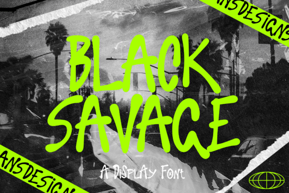 Black Savage Font: Bold Branding for Small Businesses