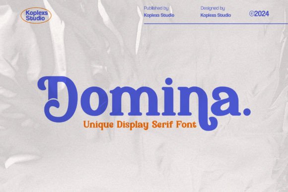 Domina Serif Font for Elegant Handmade Products