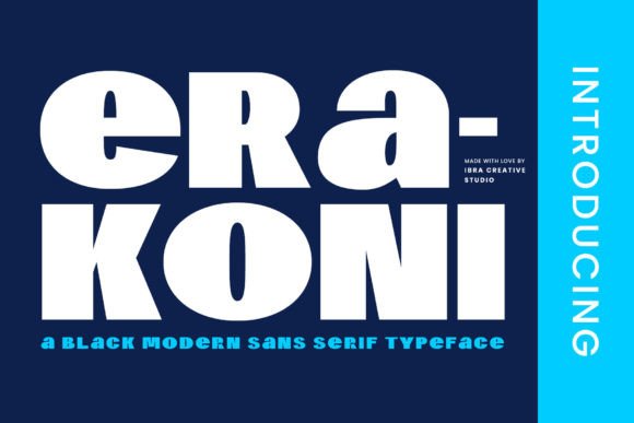 Erakoni: A Modern Sans Serif Font for Digital Clarity