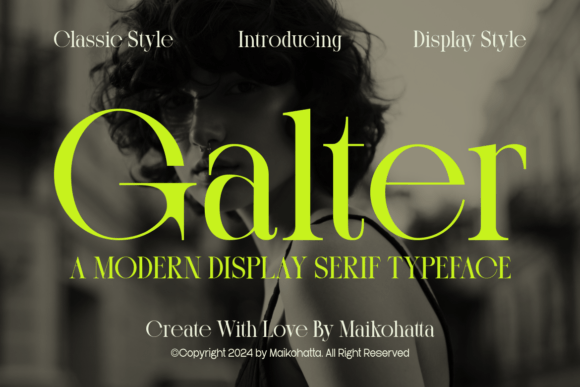 Galter: A Modern Serif That Welcomes the Reader
