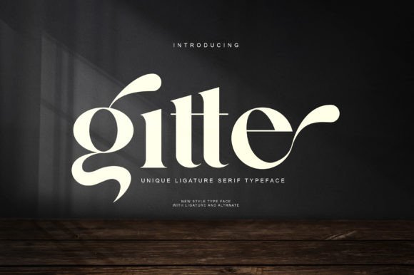 Gitte: A Serif Typeface That Anchors Editorial Calm