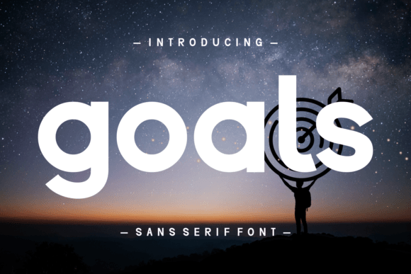 Goals Sans Serif Font for Handmade Labels & Printables