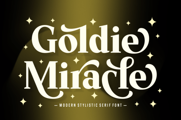 Goldie Miracle: A Serif Font for Editorial Elegance