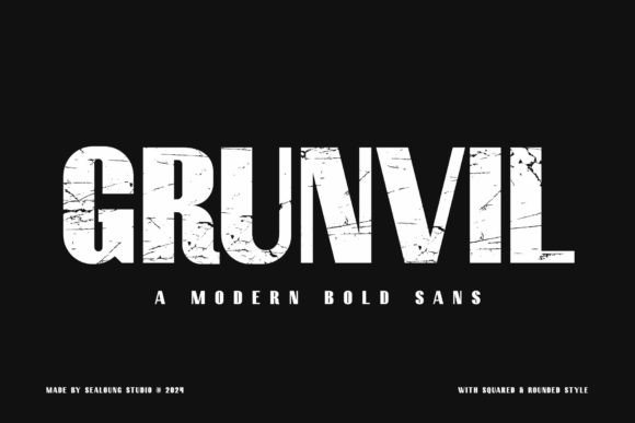 Grunvil: A Bold, Gritty Sans Serif for Editorial Impact
