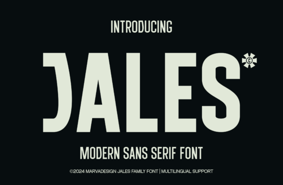 Jales Font: A Modern Sans Serif for Polished Branding