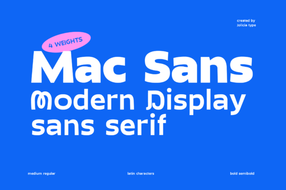 Mac Sans: A Modern Sans Serif Font That Feels Like Home