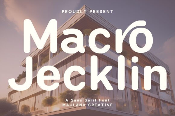 Macro Jecklin: A Warm, Readable Sans Serif for Campaign Graphics