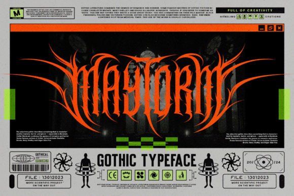 Maytorm: A Blackletter Font Built for Digital Impact