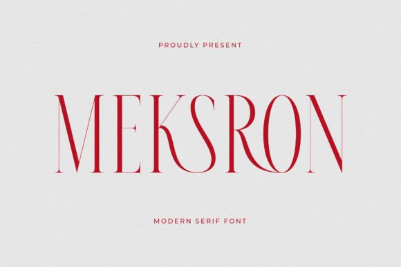 Meksron: A Modern Serif Font for Editorial Clarity and Elegance