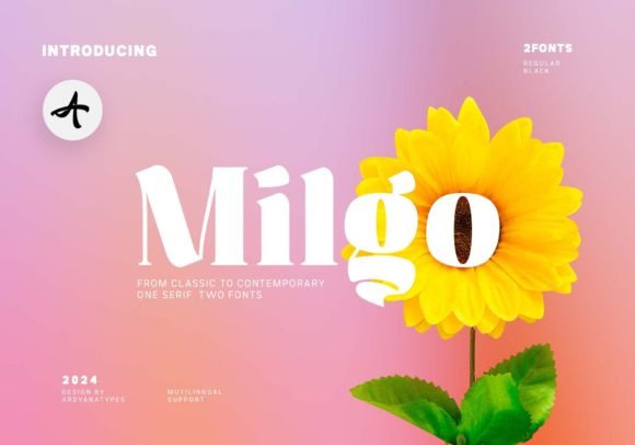 Milgo: A Serif Font for Modern Digital Branding