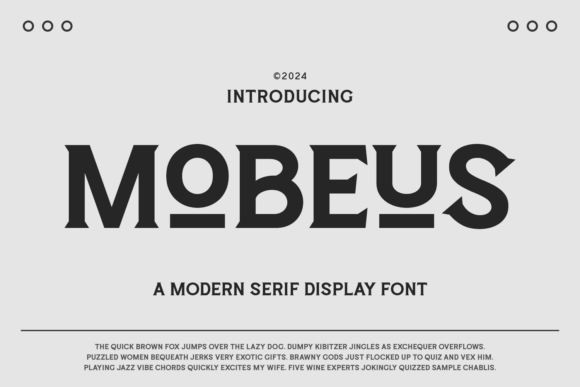 Mobeus: A Modern Serif Font for High-Impact Marketing