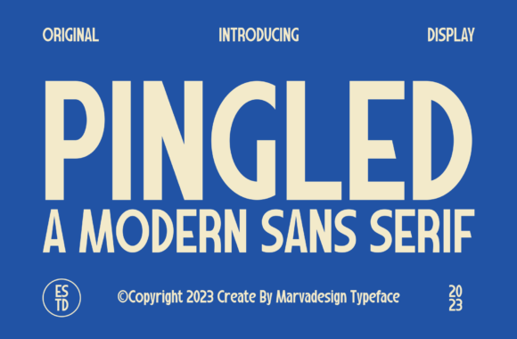 Pingled: A Clean Sans Serif Font That Makes Your Campaigns Instantly Clear