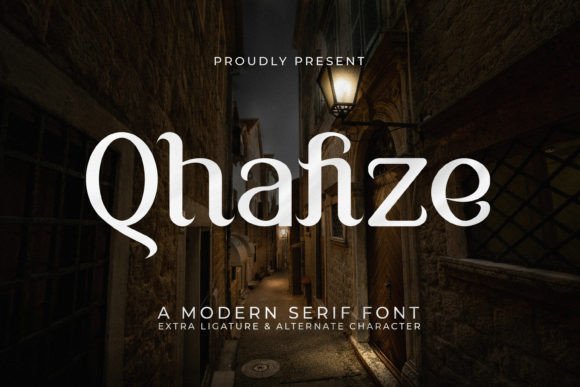 Qhafize: A Contemporary Serif Font for Thoughtful Branding