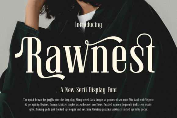 Rawnest: A Stylish Serif Font That Elevates Real Small Business Branding