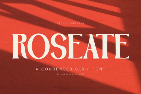 Roseate: A Refined Serif Font for Handmade Brands