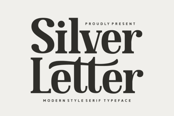 Silver Letter: A Modern Serif Font for Polished Digital Branding